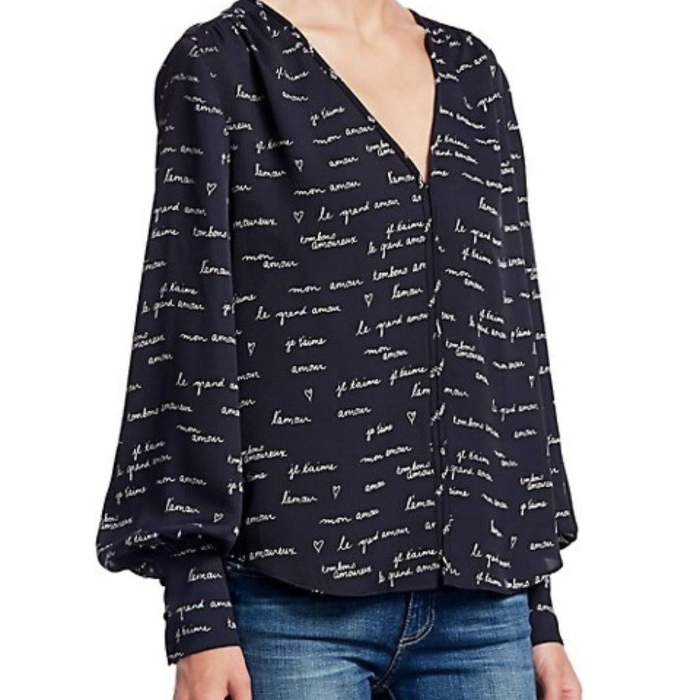 Joie| Dipak Amour Print Blouse|XS